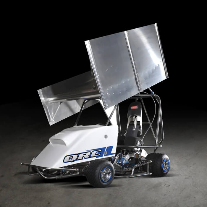 QRC Open Front Side White Blue